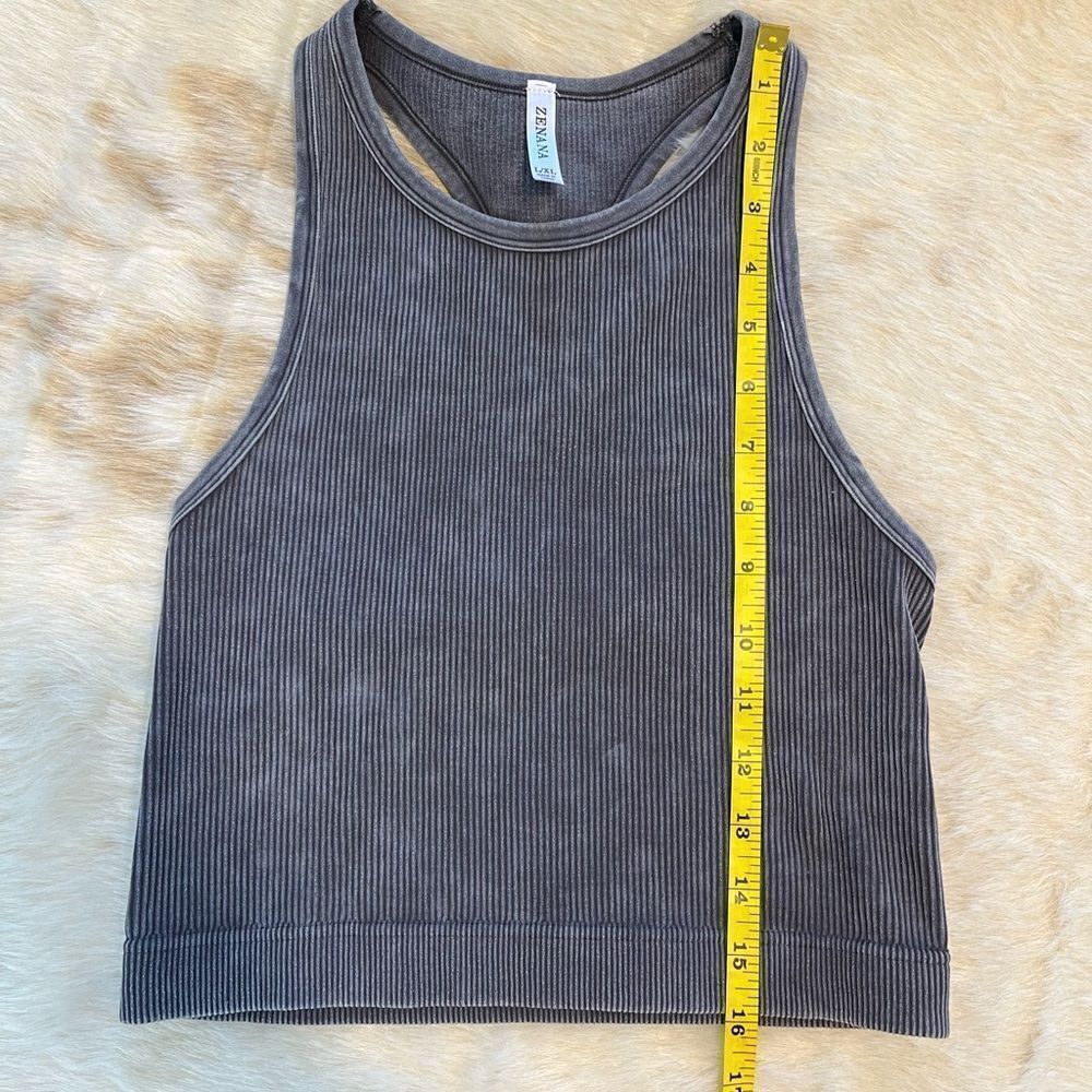 Deana Crop Racerback Tank - Picture 7 of 8